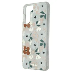 Case-Mate Prints Series Case for Samsung Galaxy S21  5G - Painted Floral Clear Texture Sleek Build
