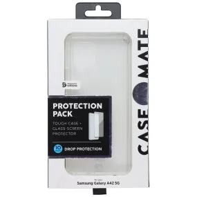 Case-Mate Protection Pack Case & Screen Protector for Galaxy A42 5G - Clear Protective Texture Layer Textured Finish