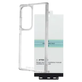 Raised Edges Cushioned Edge Case-Mate Protection Pack Case & Screen Protector for Galaxy S24 Ultra - Clear