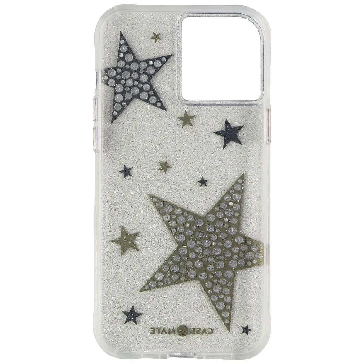 Case-Mate Sheer Gems Case for Apple iPhone 12 Pro Max - Sheer Superstar Stylish Grip Texture Slim Profiled