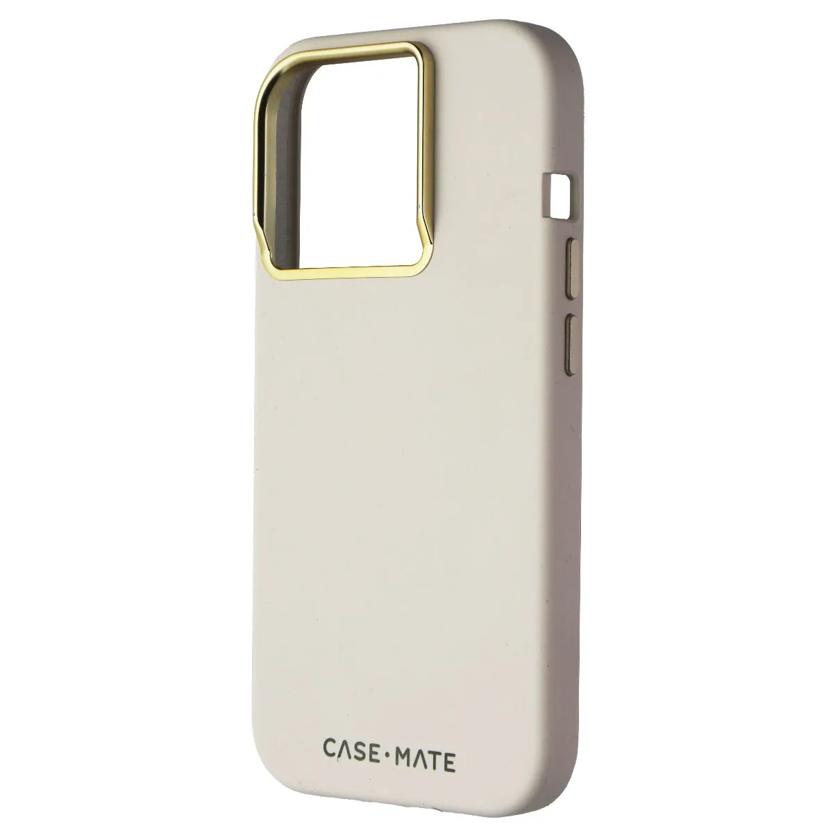 Magnetic Mount Soft Cushion Case-Mate Silicone Case for MagSafe for Apple iPhone 15 Pro - Beige
