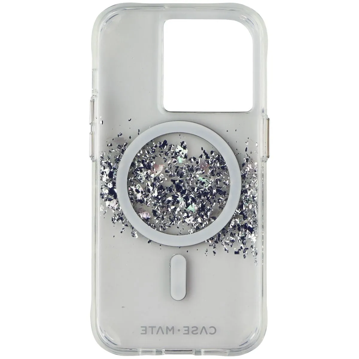 Case-Mate Touch of Pearl Series Case for Apple iPhone 14 Pro - Clear/Pearl Slim Feel Hybrid Finish Texture