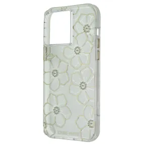 Case-Mate Tough Clear Series Case for iPhone 14 Pro Max - Floral Gems Slim Profile Modern feature