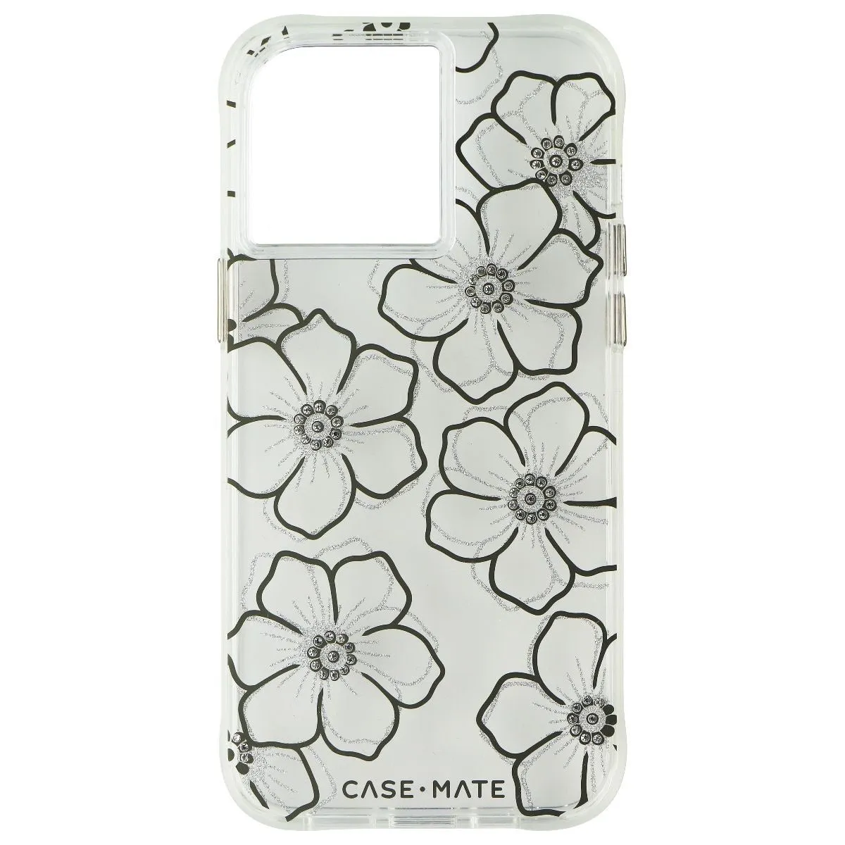 Case-Mate Tough Clear Series Case for iPhone 14 Pro Max - Floral Gems Comfort Style