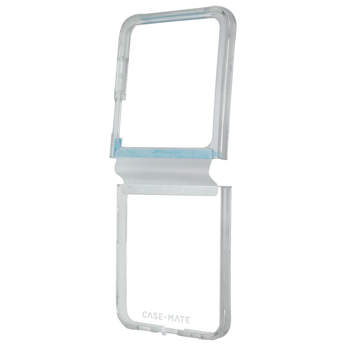 Rugged Pattern Design Case-Mate Tough Clear Series Case for Samsung Galaxy Z Flip5 - Clear (Connected)