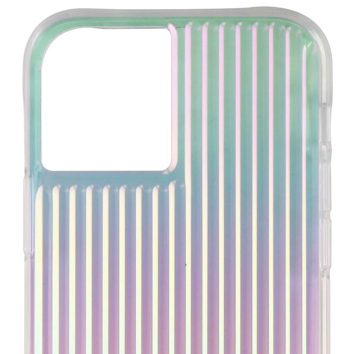 Case-Mate Tough Groove Series Case for Apple iPhone 12 mini - Iridescent Groove easy installation