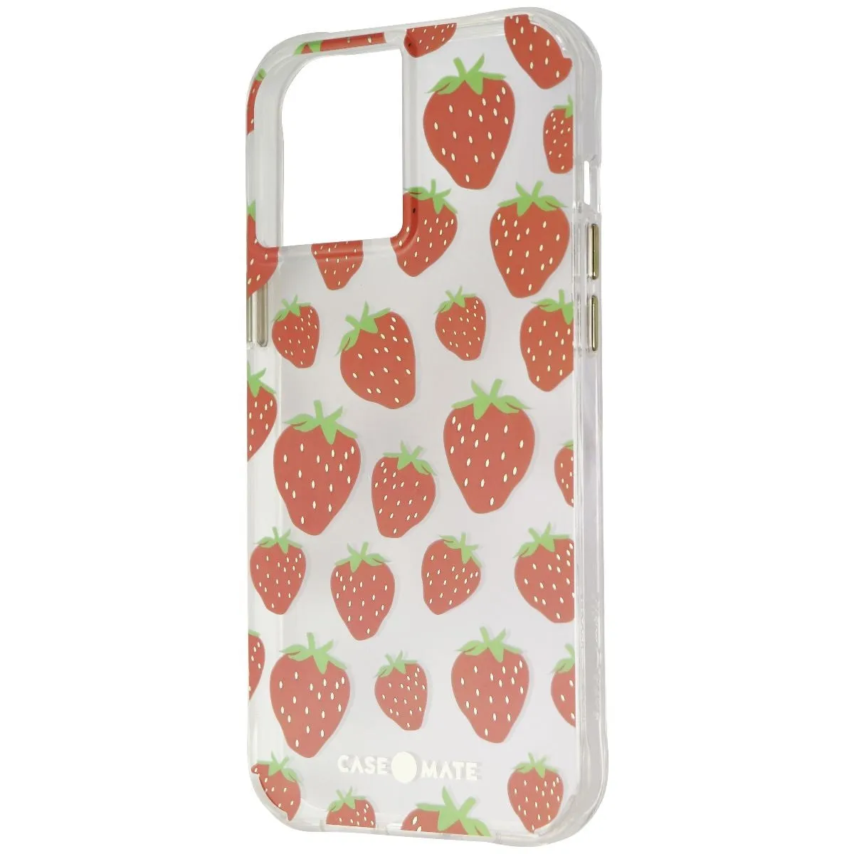 Elegant Comfort Case-Mate Tough Prints Series Case for Apple iPhone 12 Pro Max - Strawberry Jam