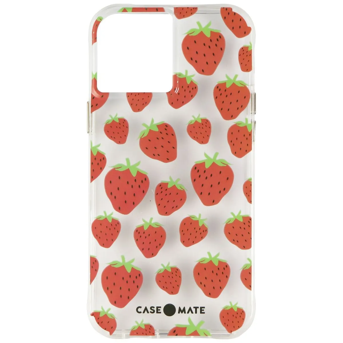 Case-Mate Tough Prints Series Case for Apple iPhone 12 Pro Max - Strawberry Jam Soft Edge Look Flexible Touch