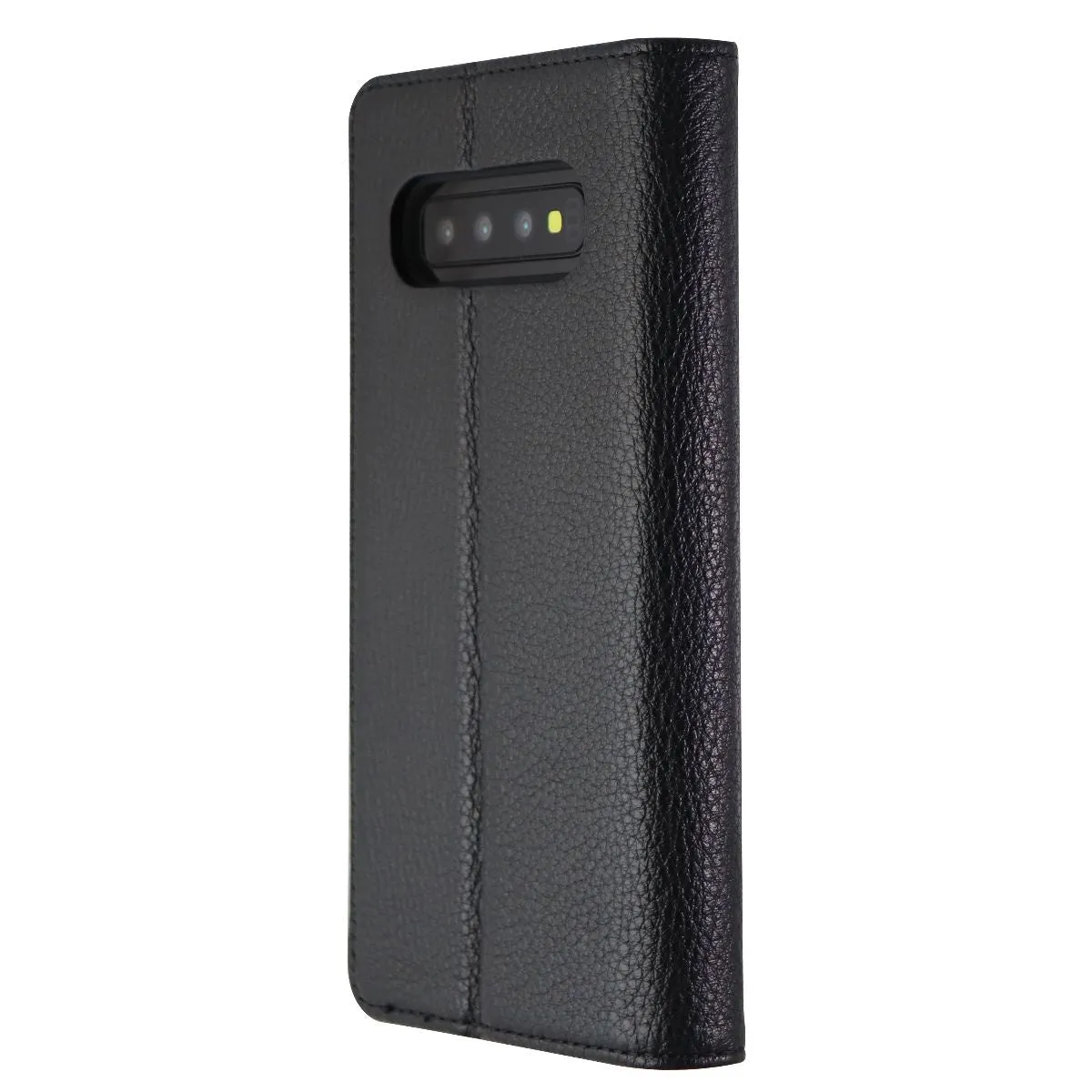 Case-Mate Wallet Folio Phone Case for Samsung Galaxy S10  (Plus) - Black Leather Portable Accessory