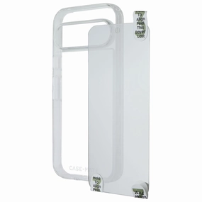 Tough Frame Gloss Layer Case-Mate Tough Case & Screen Protector for Google Pixel 9 / Pixel 9 Pro - Clear