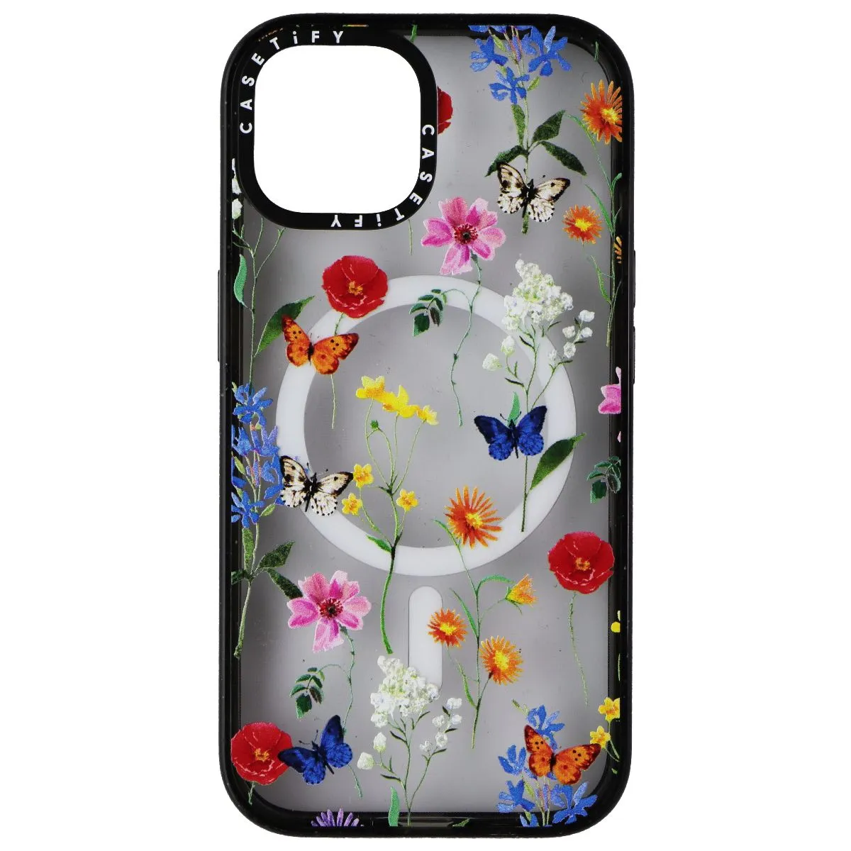 Soft Edge Texture Smooth Feel CASETiFY Impact Case for MagSafe for Apple iPhone 15 - Ditsy Florals