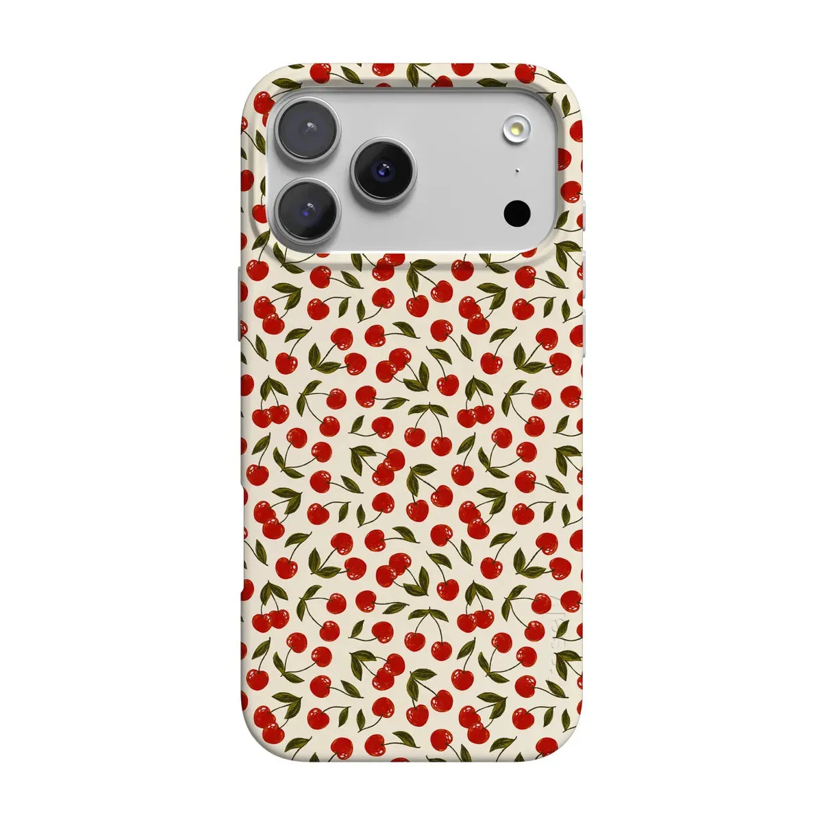 Modern Pattern Style Cherry on Top | Red Cherries Case
