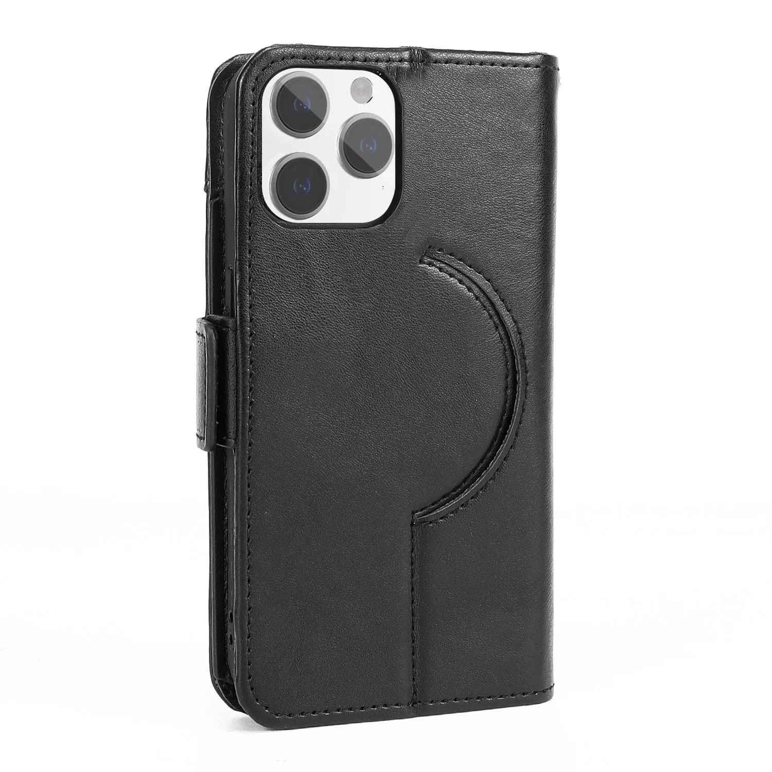 Stylish Cover Light Design iPhone 15 Pro Leather Wallet Case with MagSafe - Card Holder | Indy Series