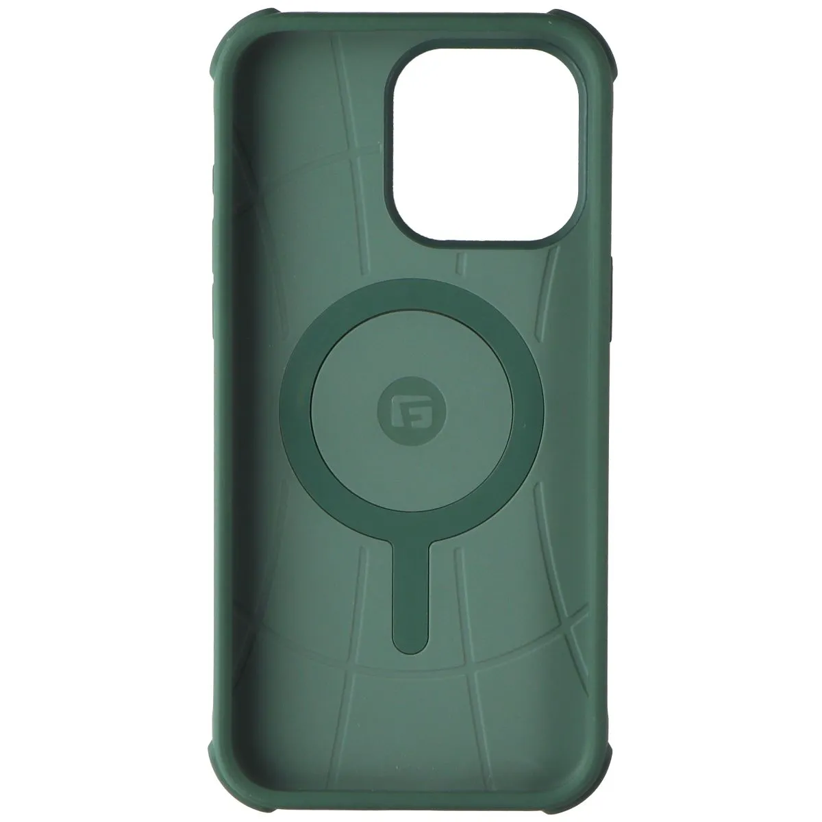 Sleek Profile CLCKR G-Form Case for MagSafe for iPhone 15 Pro Max - Carbon Green