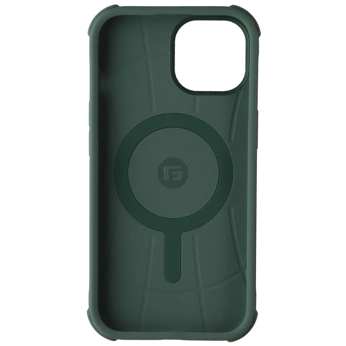 CLCKR G-Form Protection Case for MagSafe for iPhone 15 - Carbon Green Modern feature Premium Grip
