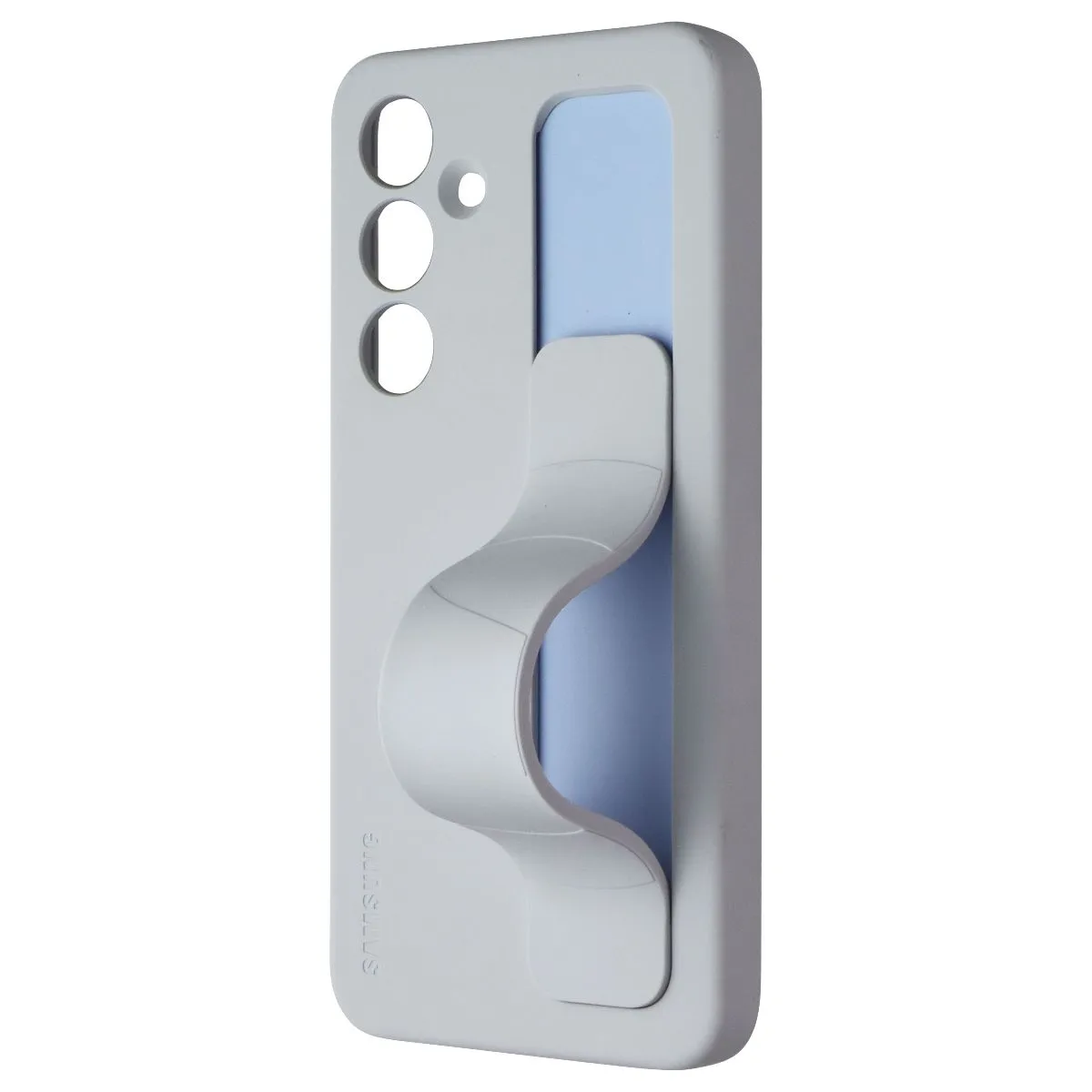 Vivid Pattern Samsung Official Standing Grip Case for Galaxy S24 FE - Gray