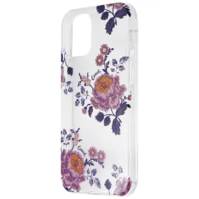 Coach Protective Hard Case for Apple iPhone 12 Mini - Moody Floral Clear Flexible Layer Design