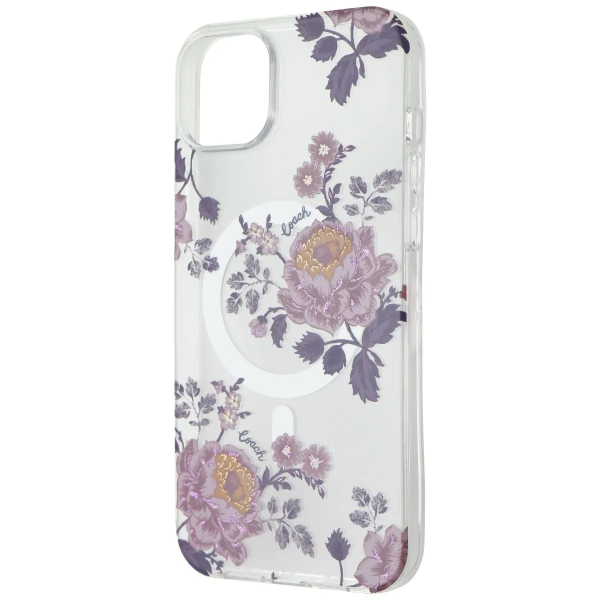 Coach Protective Hardshell Case for MagSafe for iPhone 14 Plus - Moody Floral Cushioned Edge