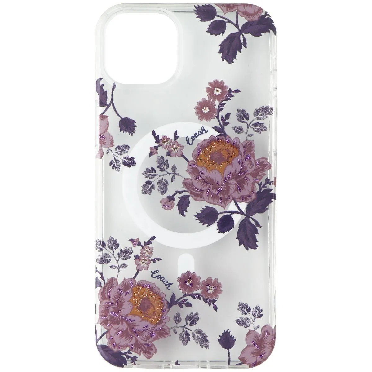 Premium Quality Coach Protective Hardshell Case for MagSafe for iPhone 14 Plus - Moody Floral