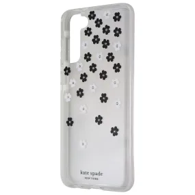 Raised Bezels Smooth Finish Kate Spade Defensive Hardshell Case for Galaxy (S21 ) 5G - Scattered Flowers