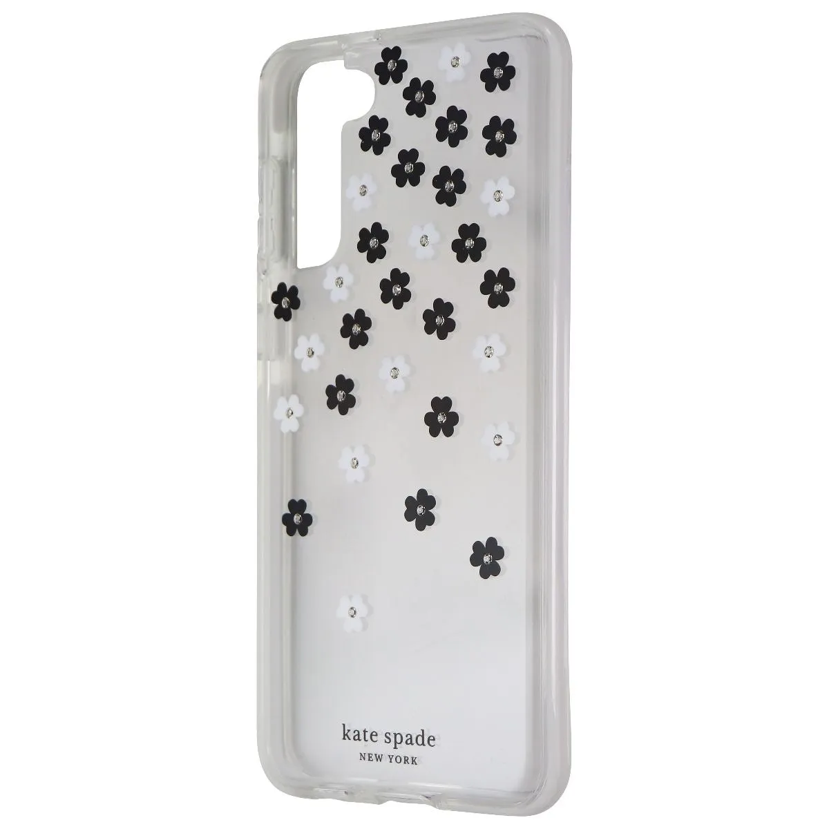 Raised Bezels Smooth Finish Kate Spade Defensive Hardshell Case for Galaxy (S21 ) 5G - Scattered Flowers