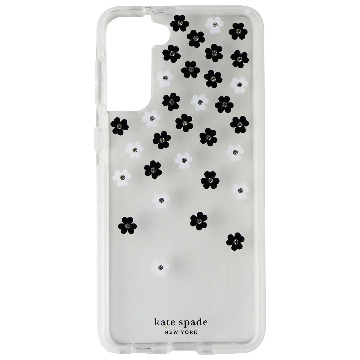 Elegant Detail Premium Build Layer Kate Spade Defensive Hardshell Case for Galaxy (S21 ) 5G - Scattered Flowers