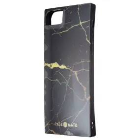 Case-Mate BLOX Case for iPhone SE (2nd Gen) / 8 / 7 - Black Gold Marble Casual Design