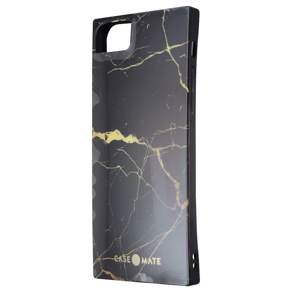 Case-Mate BLOX Case for iPhone SE (2nd Gen) / 8 / 7 - Black Gold Marble Casual Design