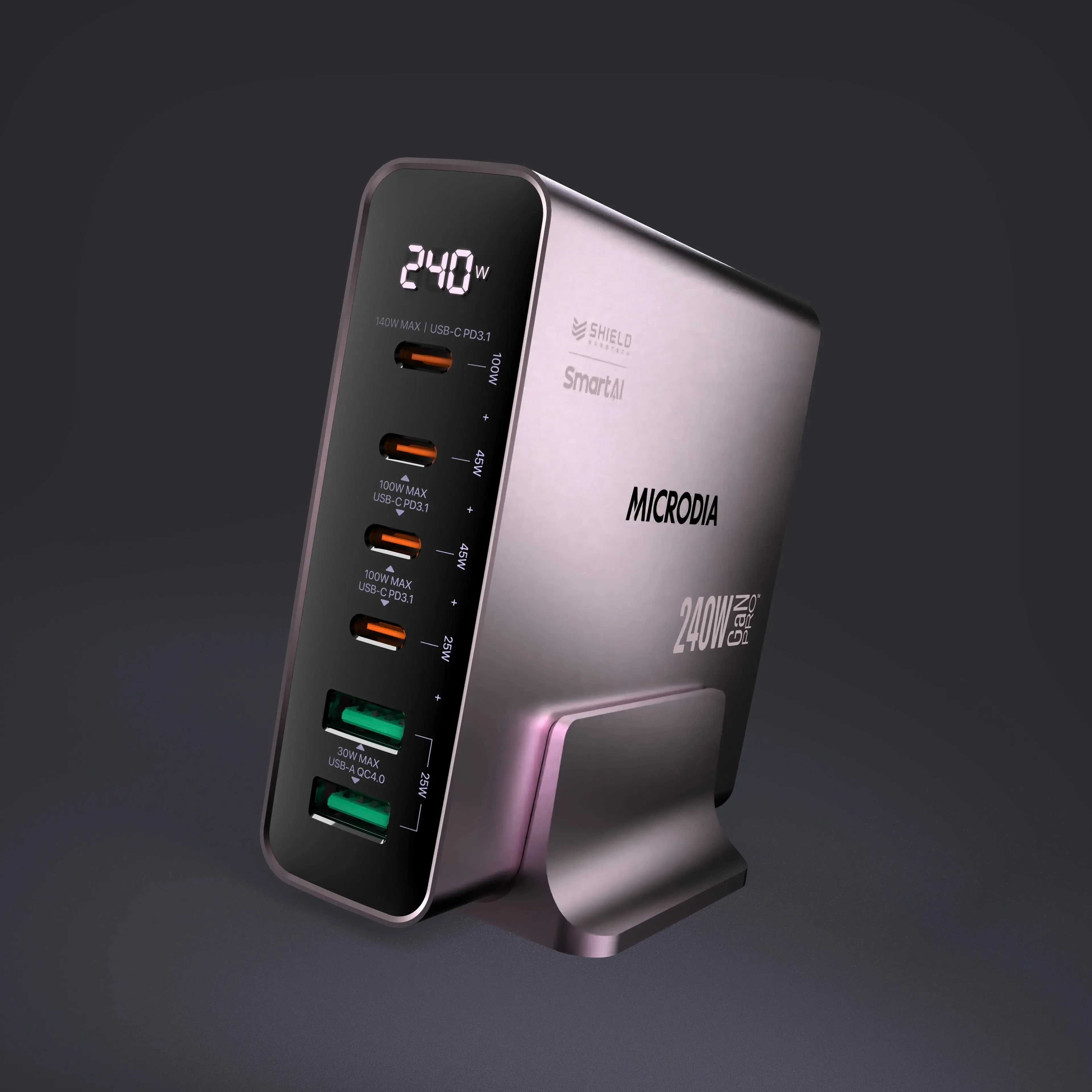 Daily Carry SMARTCube? Vision 240W GaN Pro Charger with Power Display 3 USB-C PD3.1   USB-A