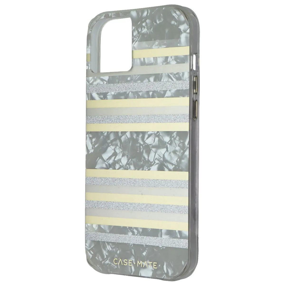Glossy Texture Case-Mate Case for MagSafe for Apple iPhone 14 Plus - Pearl Stripes