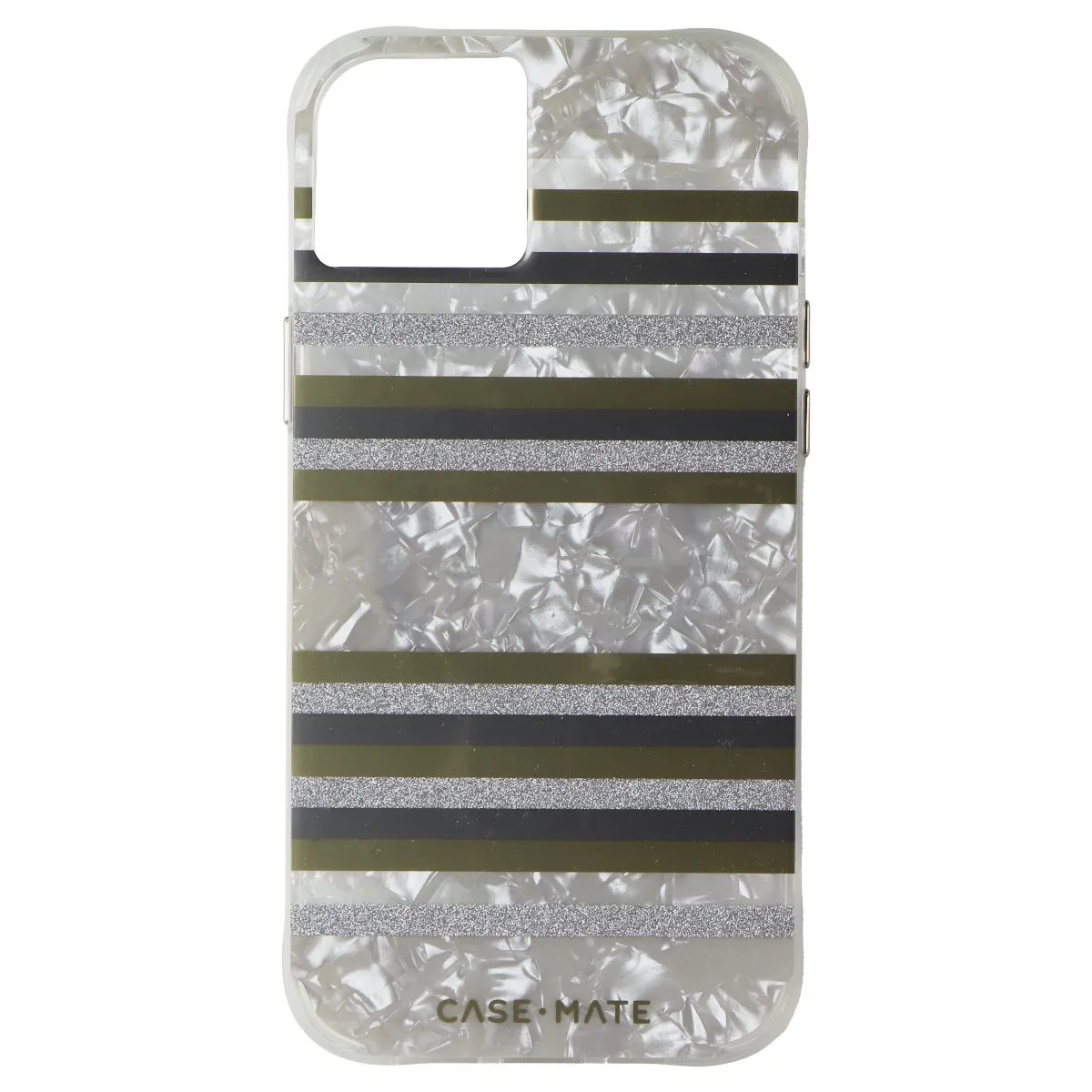 simple design Case-Mate Case for MagSafe for Apple iPhone 14 Plus - Pearl Stripes