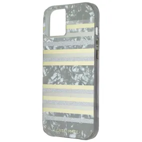Ergonomic Feel Comfort Texture Finish Case-Mate Case for MagSafe for Apple iPhone 14 Plus - Pearl Stripes