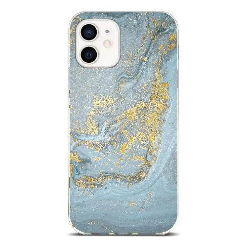 Blue Marble Series Case - iPhone 12 mini Trendy Finish Fashionable Texture