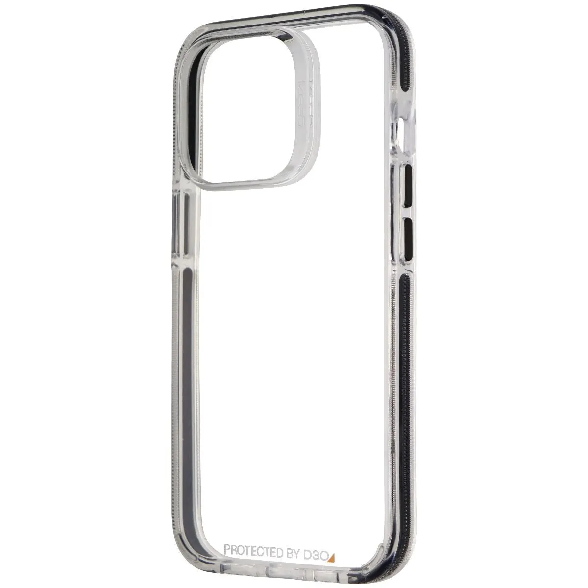 Premium Style Grip Enhanced ZAGG Santa Cruz Series Hard Case for Apple iPhone 13 Pro - Clear/Black