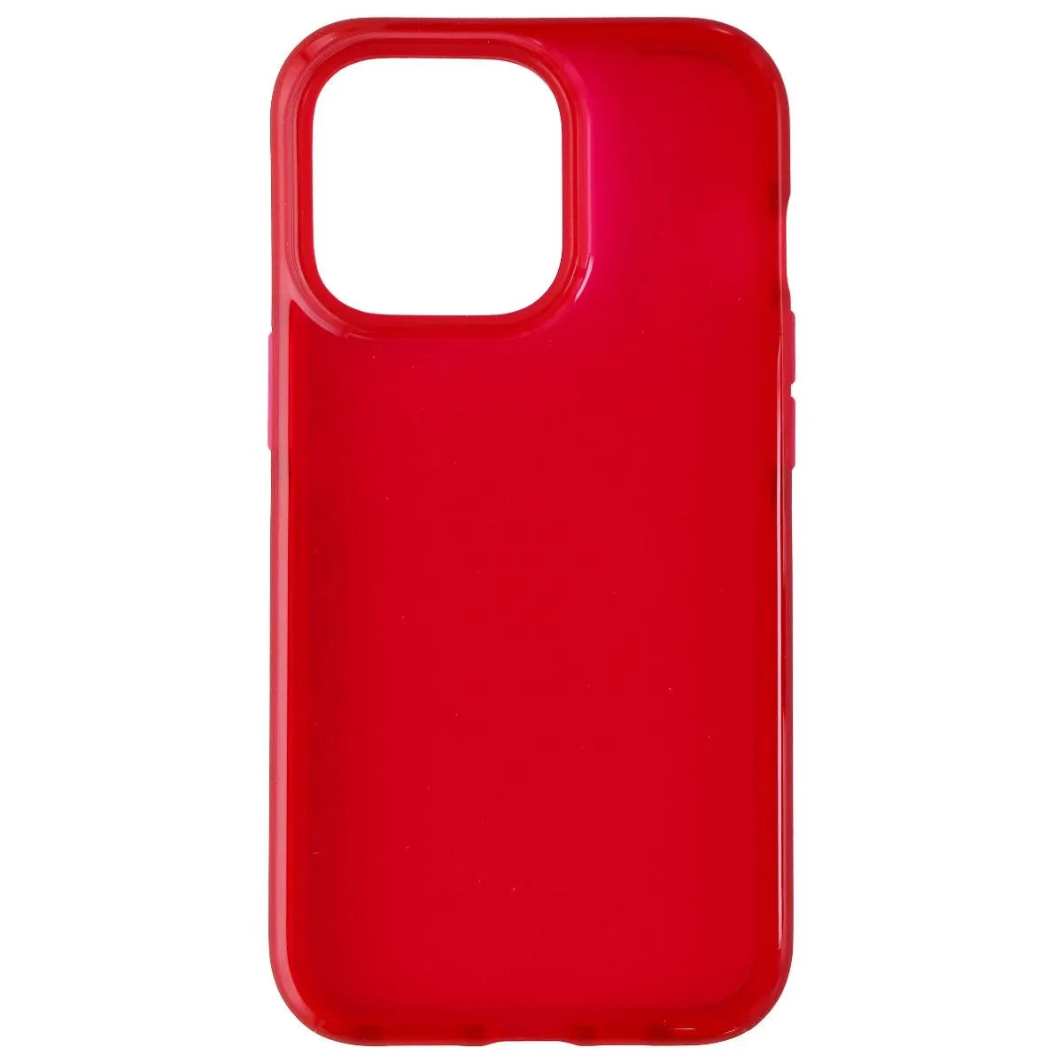 Tech21 Evo Check Flexible Gel Case for Apple iPhone 13 Pro - Rubine Red Minimal Edge Comfort Texture Layer