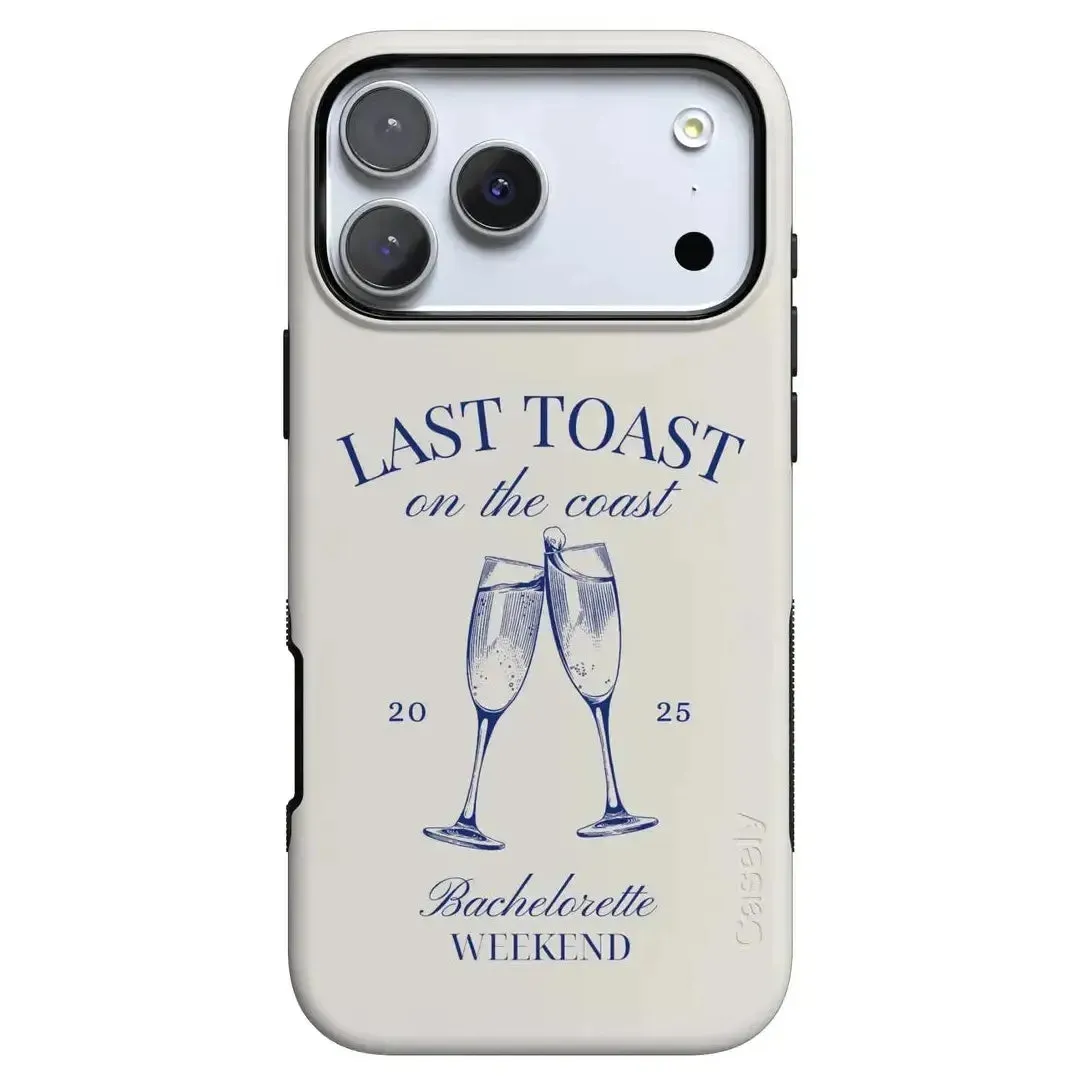 Last Toast | Off-White Coastal Bachelorette Case Hard Plastic