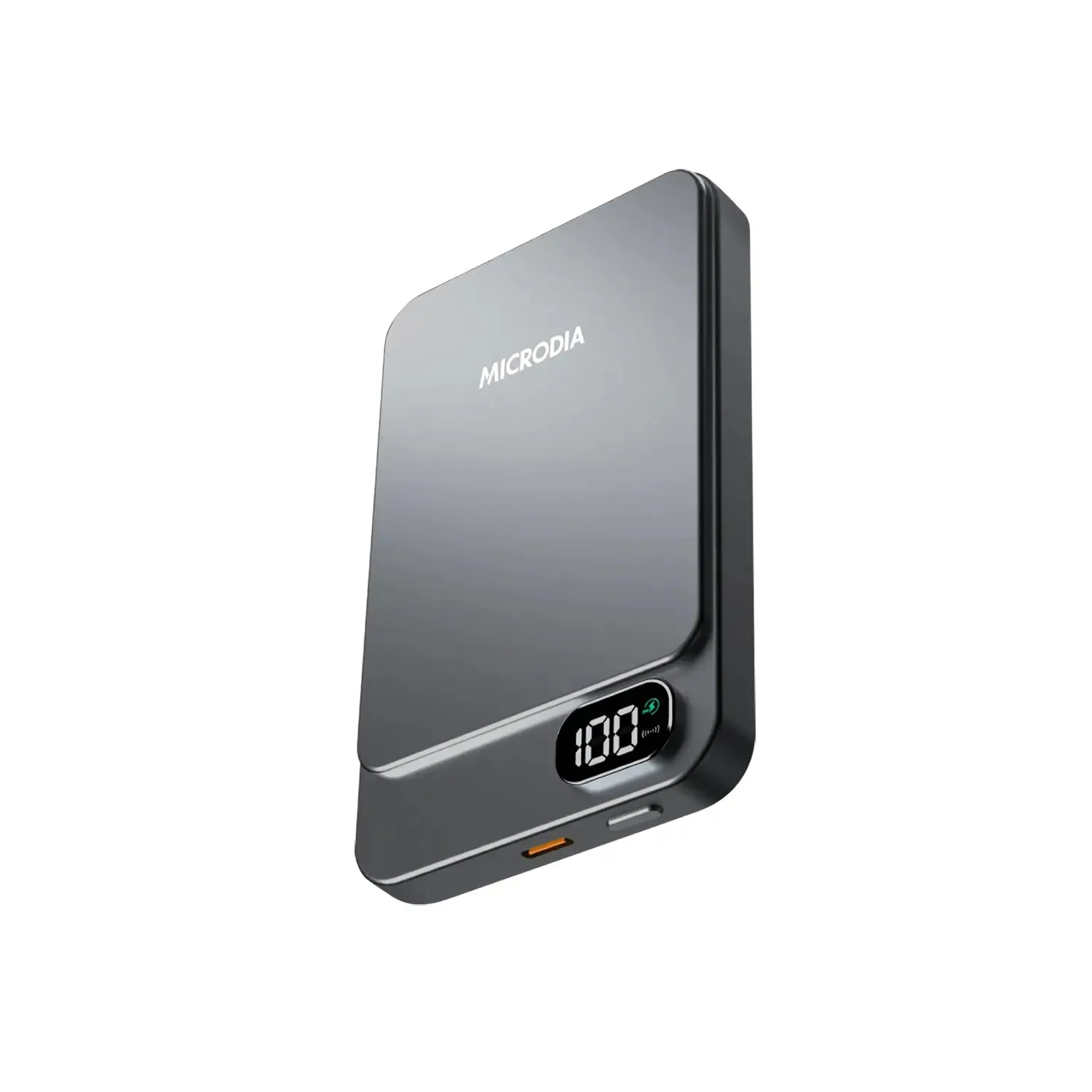 Luxury Accent Hybrid Pattern MICRODIA SNAPPower? Aluminaire LCD, Magnetic Wireless Power Bank, 5000mAh / 10000mAh