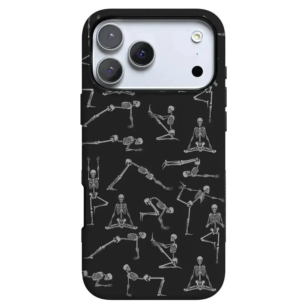 Corpse Pose | Skeleton Yoga Case Protective Form Fit Luxury Edge Texture