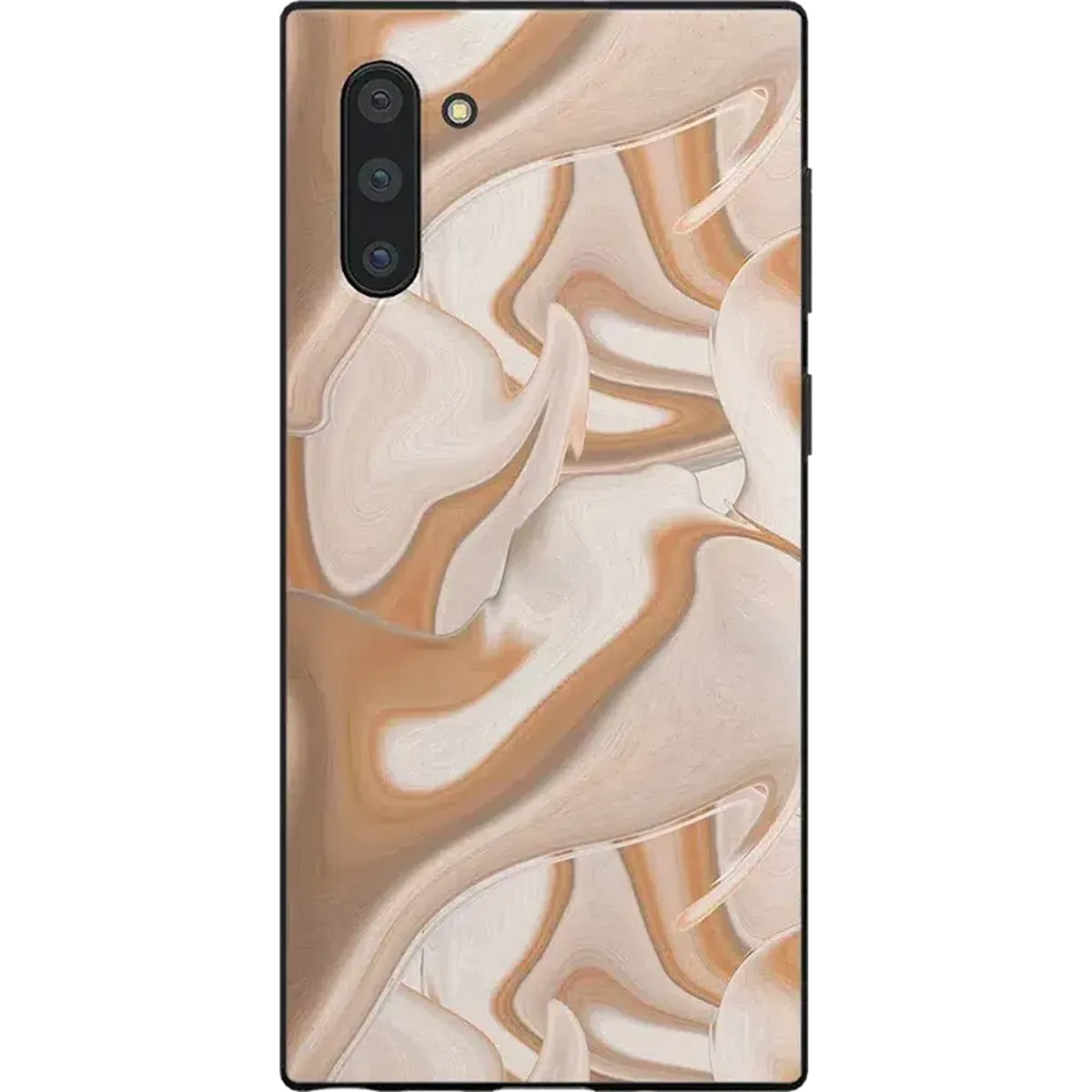 Scratch Block Caramel Delight | Marble Swirl Samsung Case