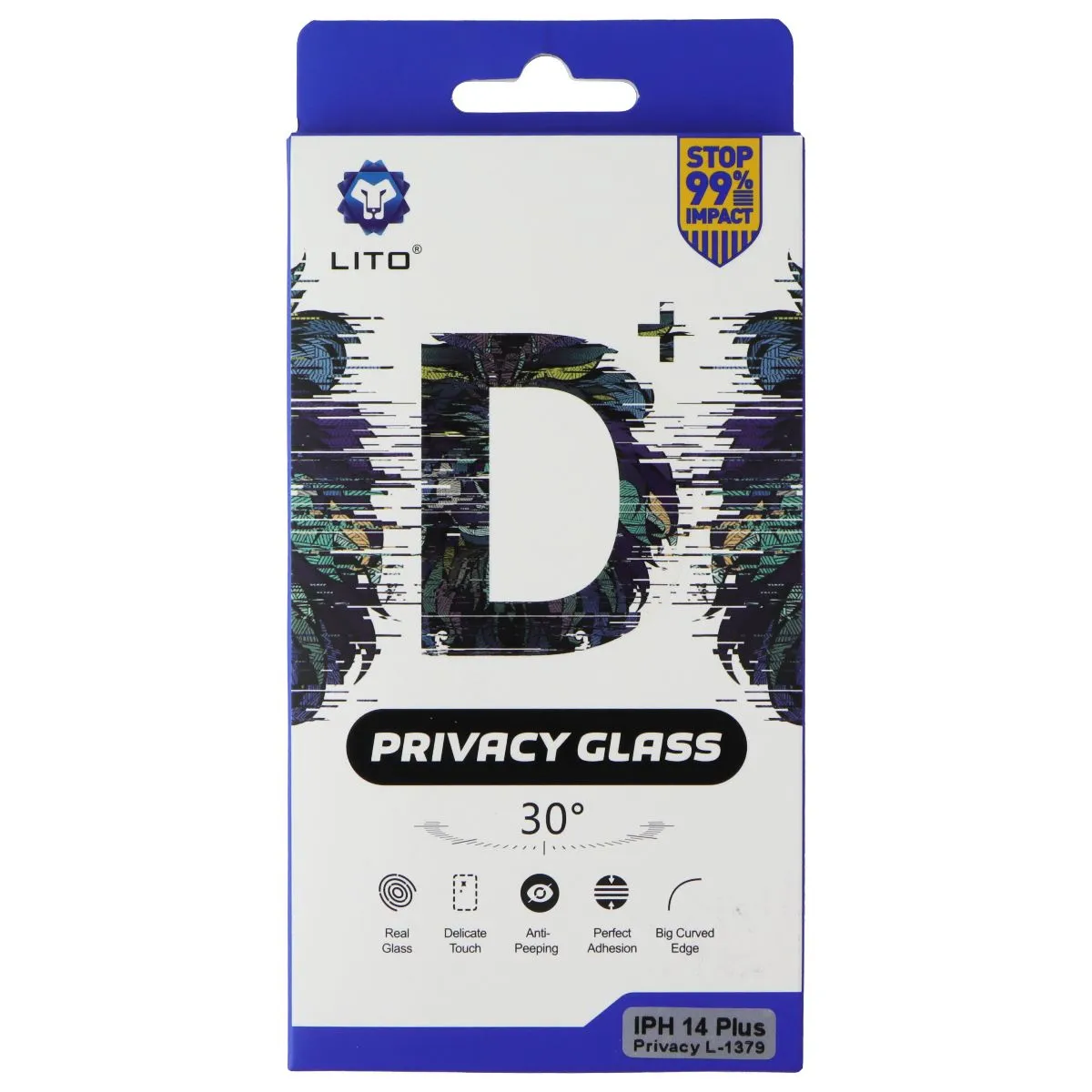 Smooth Touch Elite Max LITO D  Privacy Glass Screen Protector for iPhone 14 Plus - Privacy (2 Pack)