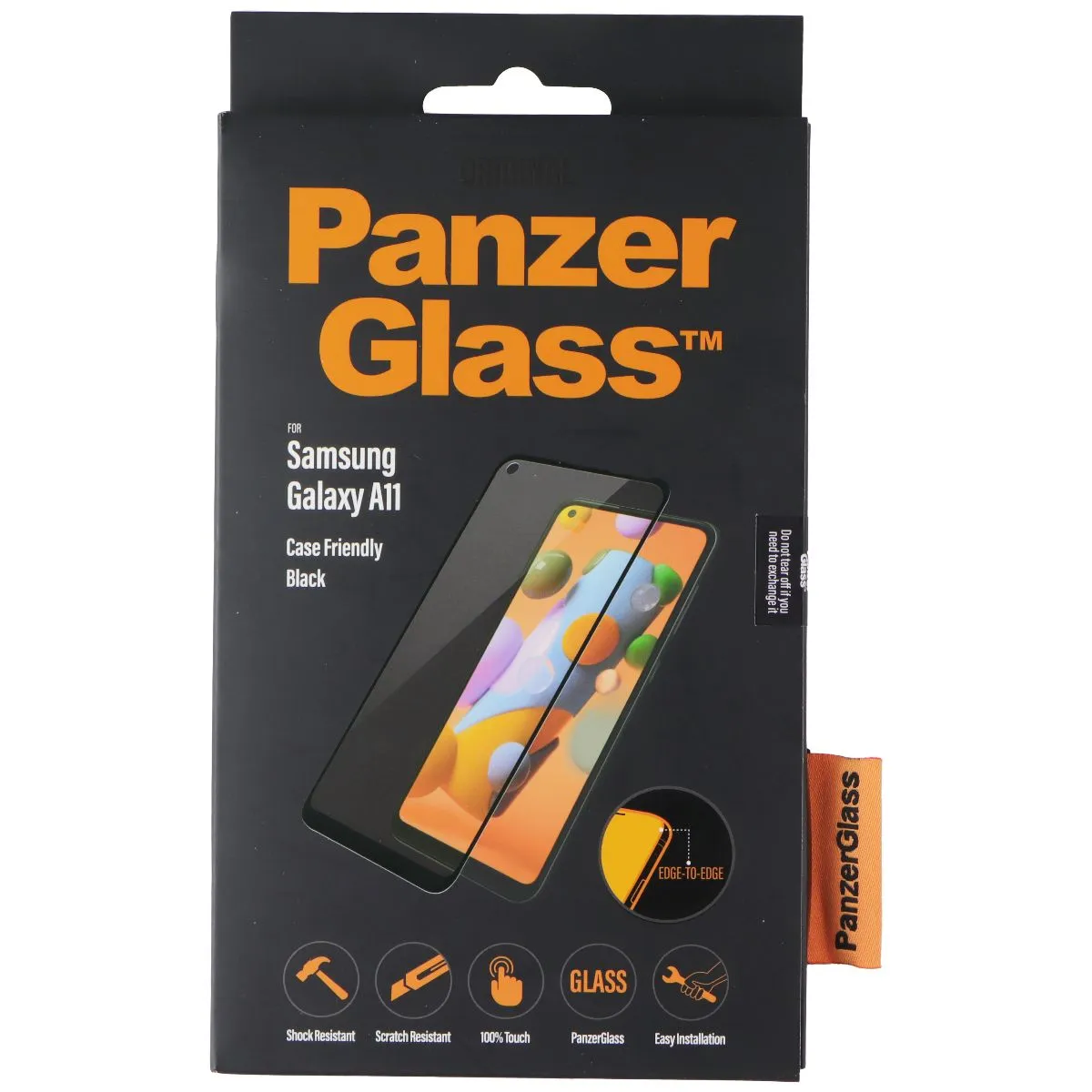 PanzerGlass Edge to Edge Screen Protector for Samsung Galaxy A11 mobile phone glass Screen Armor Pro Ultra