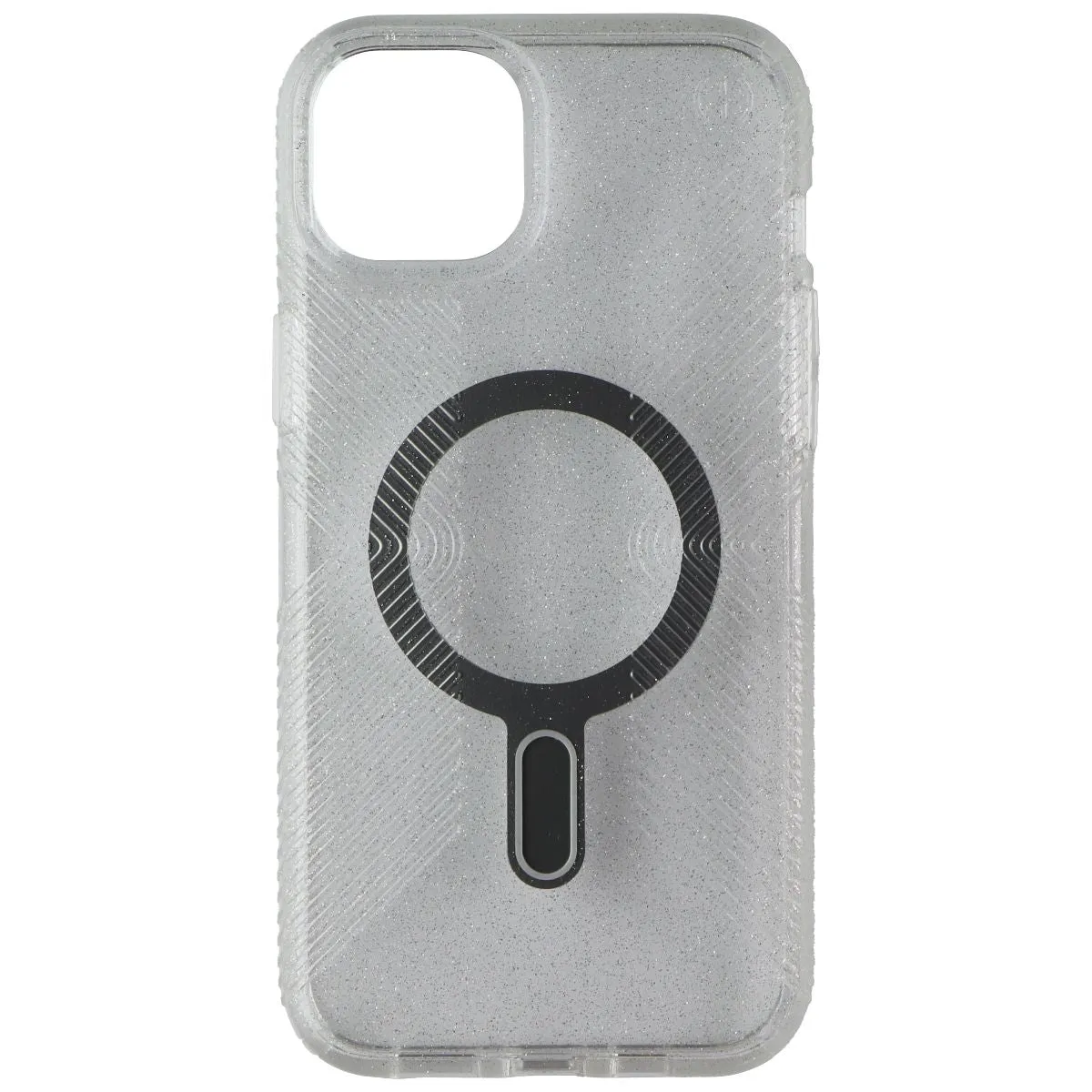 Speck Presidio w/ Click Lock for MagSafe iPhone 15 Plus/14 Plus - Clear/Glitter Protective Detailing Edge