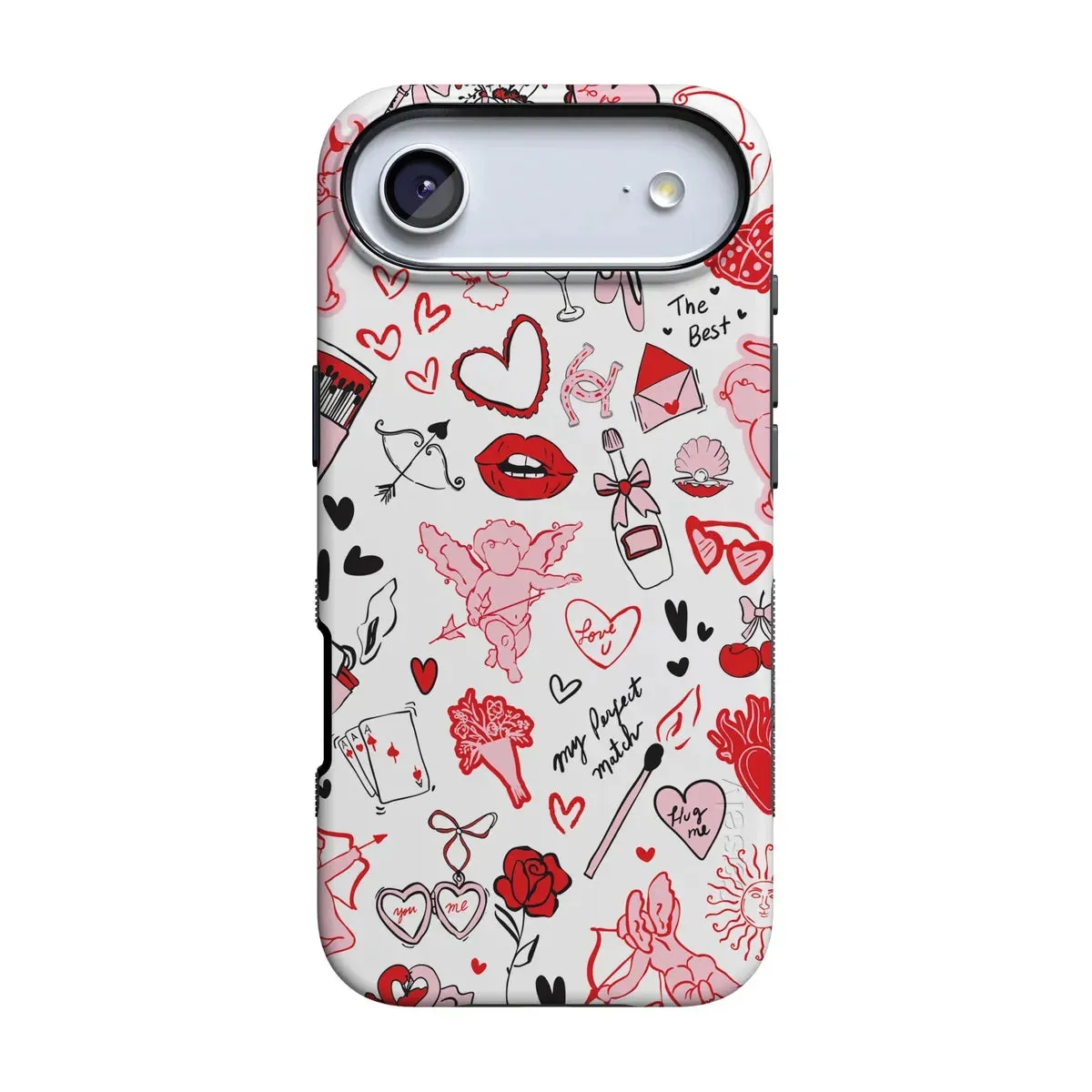 Cupid's Touch | Collage Case Minimal Shield Heat dissipation