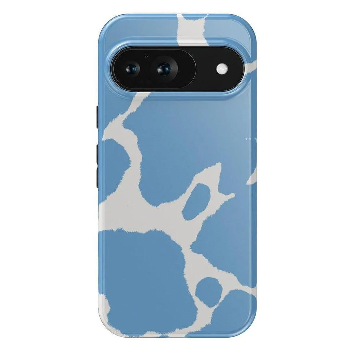 Current MOOd | Light Blue Cow Print Google Pixel Case Daily Essential Minimal Feature