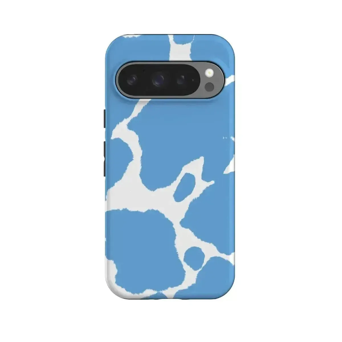 Current MOOd | Light Blue Cow Print Google Pixel Case Frosted Finish