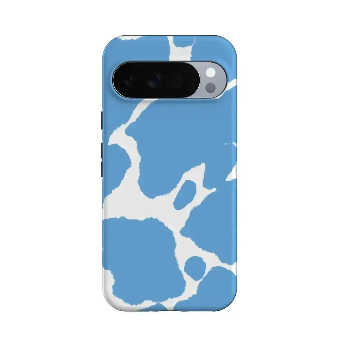 Polished Texture Current MOOd | Light Blue Cow Print Google Pixel Case