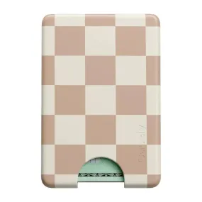 Cushioned Companion Fit Check | Neutral Checkerboard MagWallet High Impact Protection Travel Companion