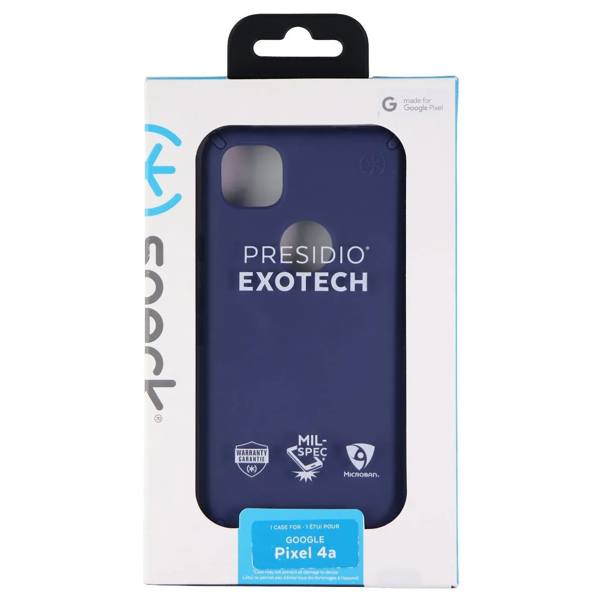 Speck Presidio ExoTech Series Case for Google Pixel 4a - Coastal Blue Compact Feel Durable Design