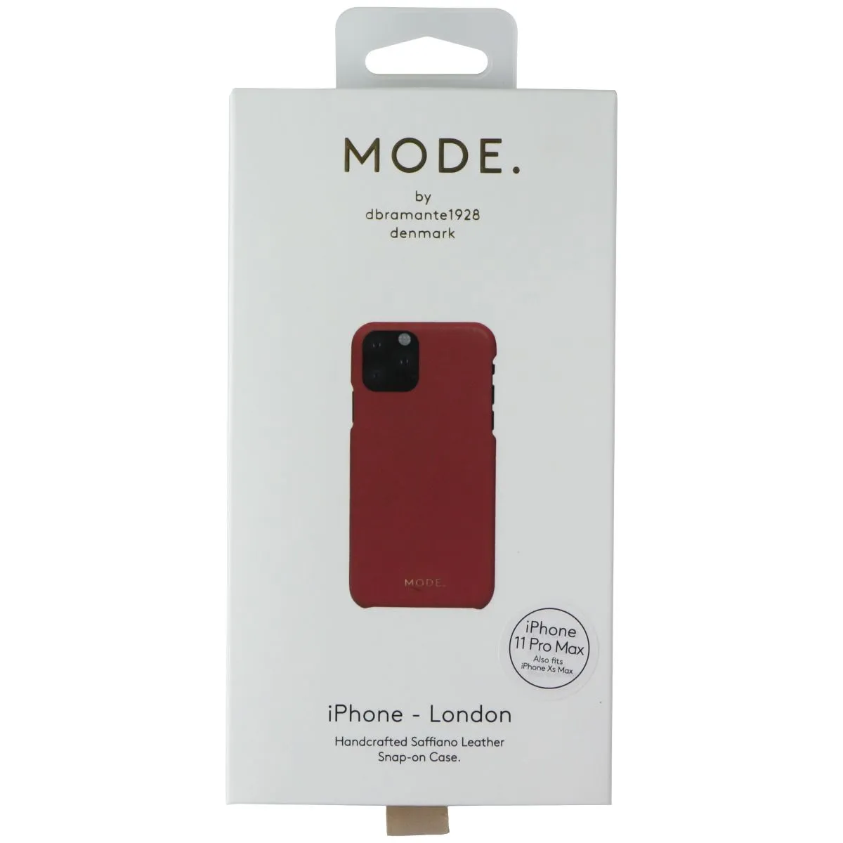 dbramante1928 MODE. London Case for Apple iPhone 11 Pro Max / XS - Rusty Rose Protective Detailing Edge