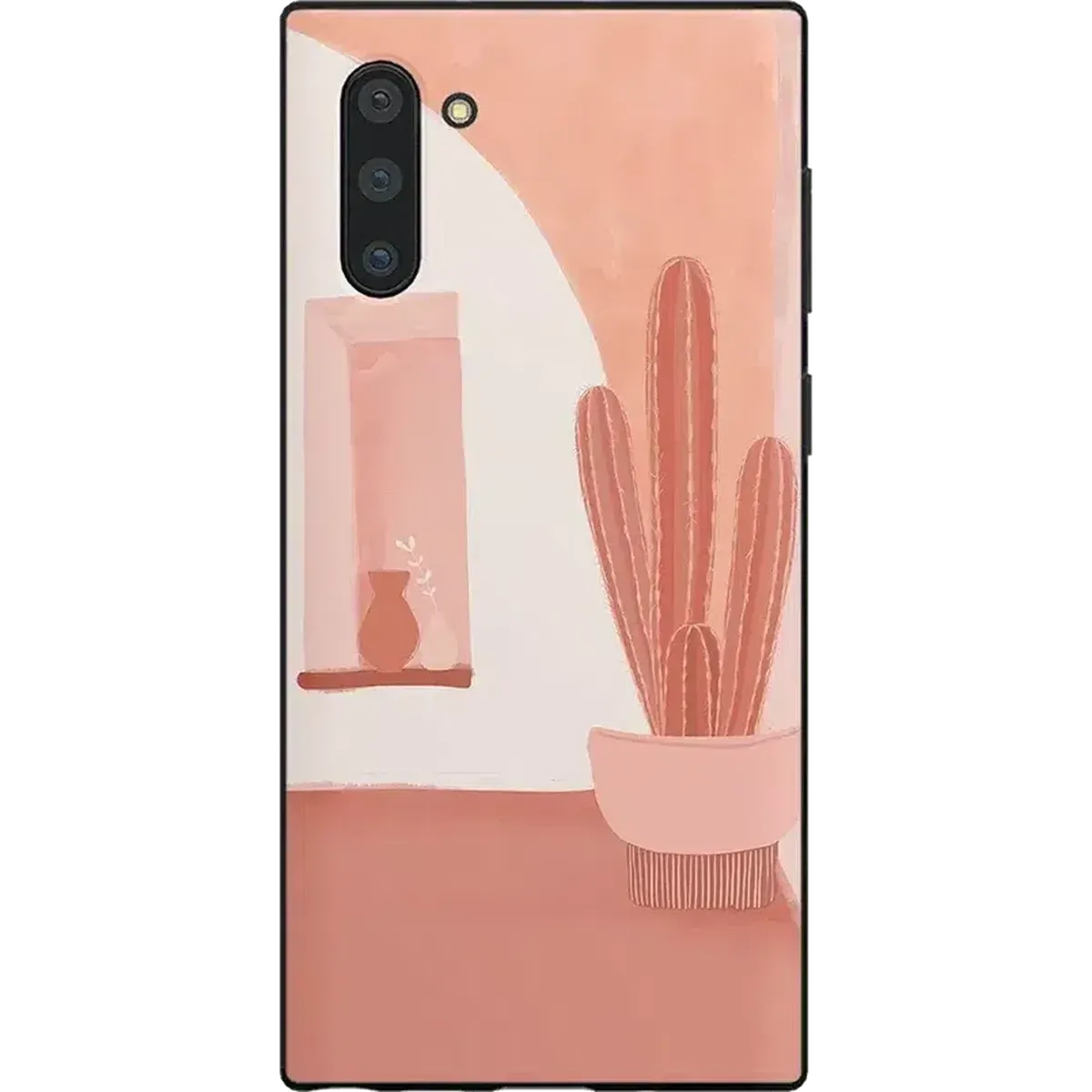 Desert Daze | Peachy Cactus Samsung Case Portable Accessory